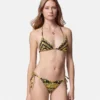 Sutien de bikini din amestec de nailon imprimat
