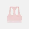 Sutien din bumbac jersey cu decolteu rotund