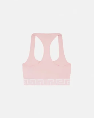 Sutien din bumbac jersey cu decolteu rotund