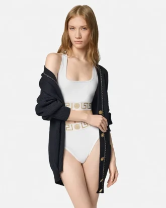 Sutien din bumbac jersey cu decolteu rotund