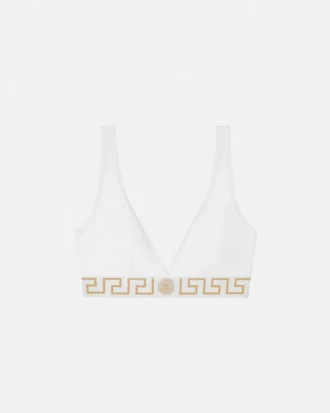 Sutien triunghiular din bumbac jersey