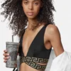 Top de bikini triunghiular jacquard Top de bikini triunghiular jacquard