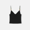 Top scurt din tricot de viscoză Top scurt din tricot de viscoză