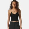 Top scurt din tricot de viscoză Top scurt din tricot de viscoză