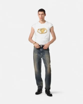 Tricou brodat Buckle Crest
