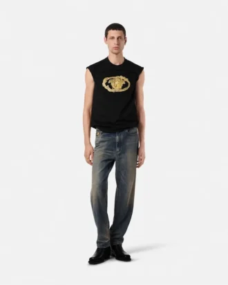 Tricou brodat Buckle Crest