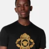 Tricou brodat cu motiv arhitectural baroc Tricou brodat cu motiv arhitectural baroc
