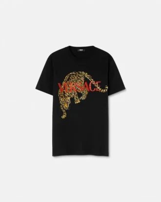 Tricou brodat Versace Leopard Tricou brodat Versace Leopard