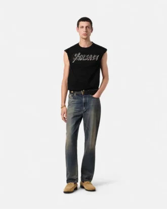 Tricou cu logo Animalier
