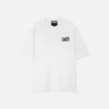 Tricou cu logo și croială lejeră Tricou cu logo și croială lejeră