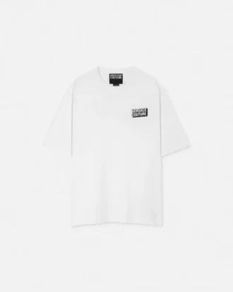 Tricou cu logo și croială lejeră
