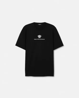 Tricou din bumbac brodat