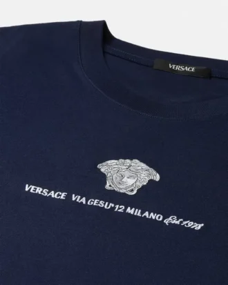 Tricou din bumbac brodat
