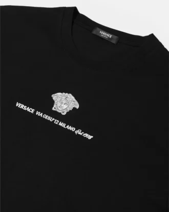Tricou din bumbac brodat