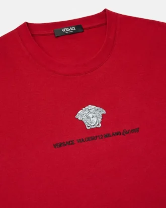 Tricou din bumbac brodat