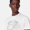 Tricou din bumbac brodat Tricou din bumbac brodat