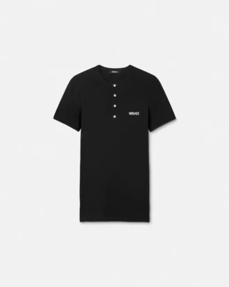 Tricou din bumbac cu nervuri
