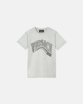 Tricou din bumbac jersey cu imprimeu decorat pentru copii
