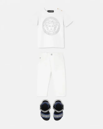 Tricou din bumbac jersey cu imprimeu pentru bebeluși