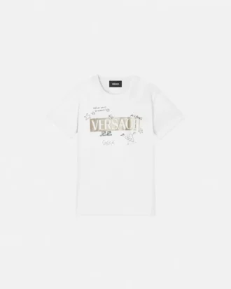 Tricou din bumbac jersey cu imprimeu pentru copii