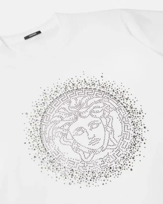 Tricou din bumbac jersey cu ornamente