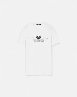 Tricou din bumbac jersey imprimat