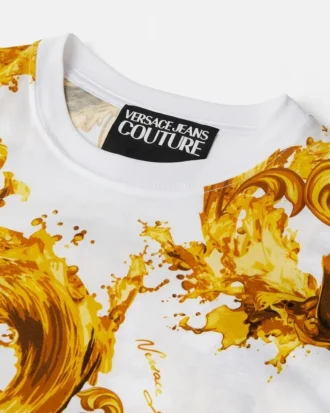 Tricou din bumbac jersey imprimat