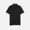 Tricou polo brodat cu emblemă în V
