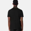 Tricou polo brodat cu motiv arhitectural baroc