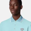 Tricou polo cu broderie Medusa Tricou polo cu broderie Medusa