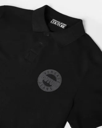 Tricou polo cu croi regular și logo