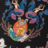 Tricou polo din mătase tricotată Coral Theatre Tricou polo din mătase tricotată Coral Theatre