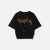 Tricou scurt cu ac de siguranță și ținte Tricou scurt cu ac de siguranță și ținte