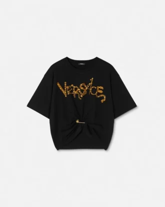 Tricou scurt cu ac de siguranță și ținte
