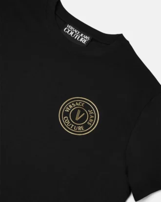 Tricou slim fit cu logo V-Emblem