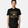 Tricou slim fit din bumbac jersey brodat Tricou slim fit din bumbac jersey brodat