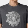 Tricou slim fit din bumbac jersey brodat