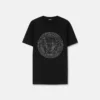 Tricou slim fit din bumbac jersey împodobit