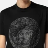 Tricou slim fit din bumbac jersey împodobit