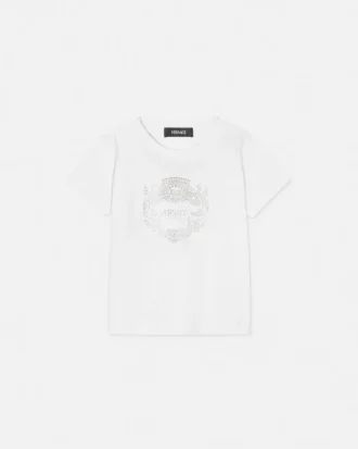 Tricou Versace Milano Kids cu sclipici