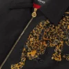 Versace Leopard Mélange Wool Blouson Jacket Versace Leopard Mélange Wool Blouson Jacket