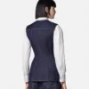 Vestă ajustată din denim Vestă ajustată din denim