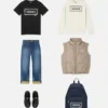 Vestă matlasată pentru copii cu logo Versace Vestă matlasată pentru copii cu logo Versace